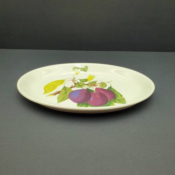 Portmeirion Pomona Reine Claude Plum Oval Steak Platter Serving Plate - Picture 6 of 7